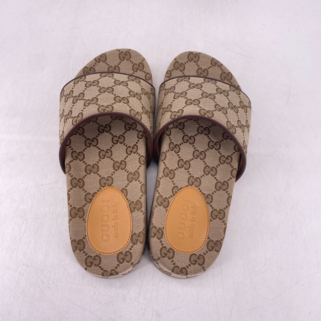 Gucci Slide "Monogram" 2022 New Size 6G