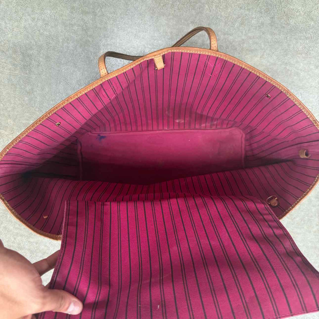 Louis Vuitton Shoulder Bag "NEVERFULL" Used Brown