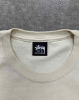 Stussy T-Shirt "SKATEMAN" Beige New Size L
