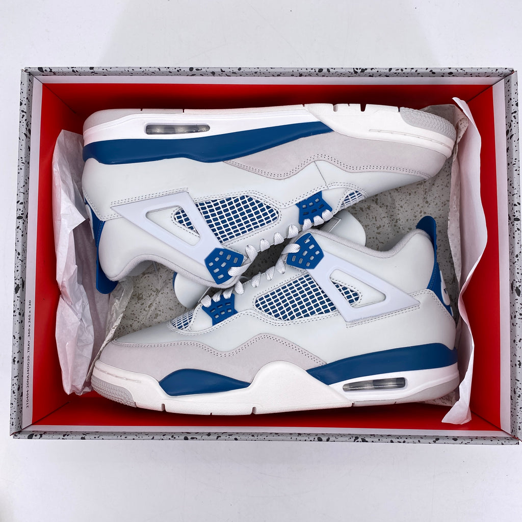 Air Jordan 4 Retro "Military Blue" 2024 New Size 12