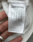 Chrome Hearts Zip Up "SCROLL LOGO" White Used Size XL