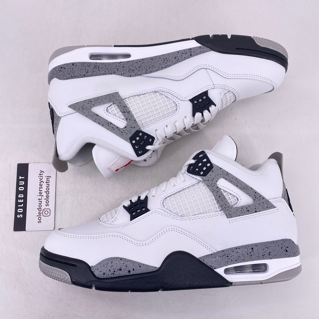 Air Jordan 4 Retro "White Cement" 2025 New Size 10