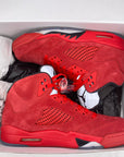 Air Jordan 5 Retro "Red Suede" 2017 New Size 8.5