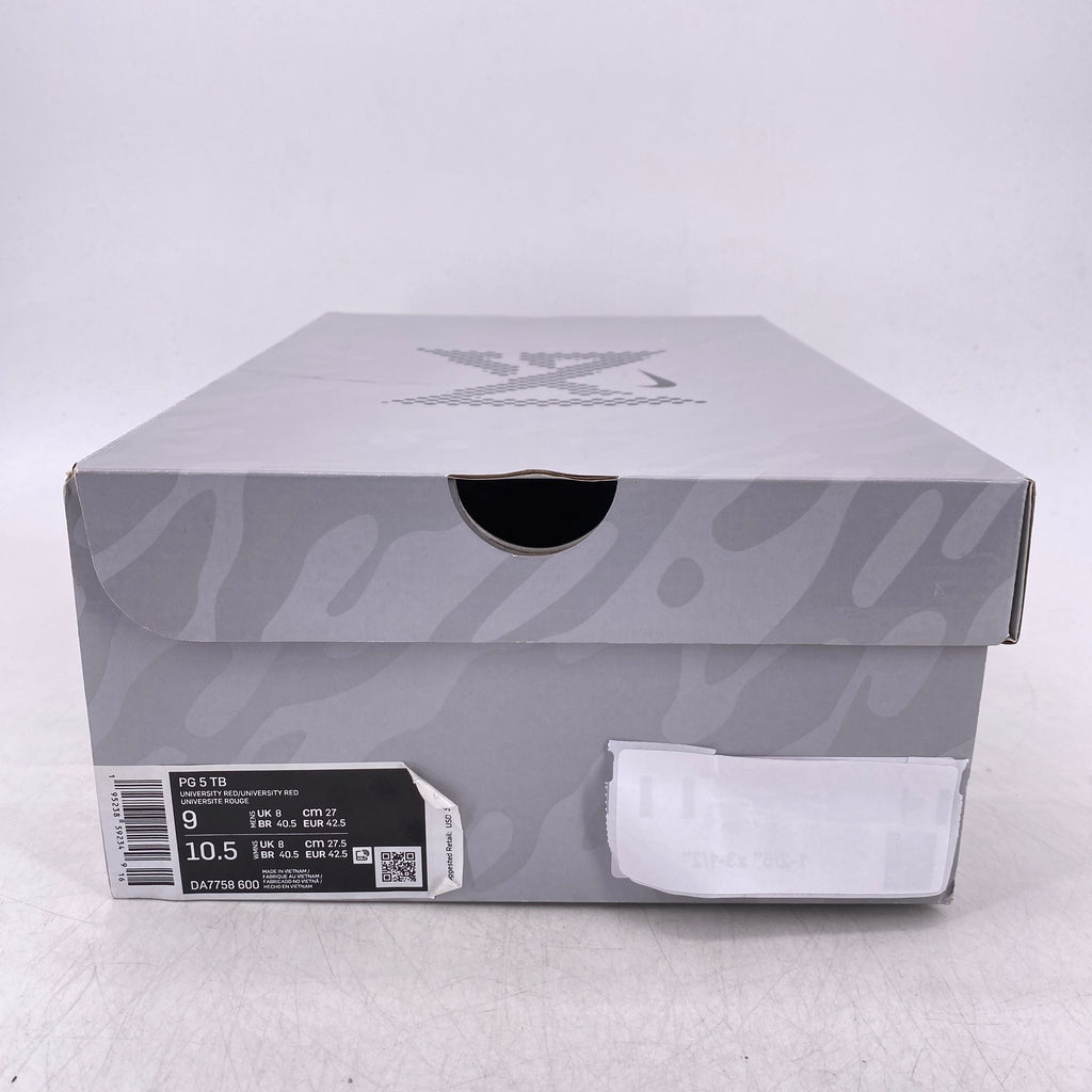 Nike PG 5 TB "University Red White" 2021 New Size 9