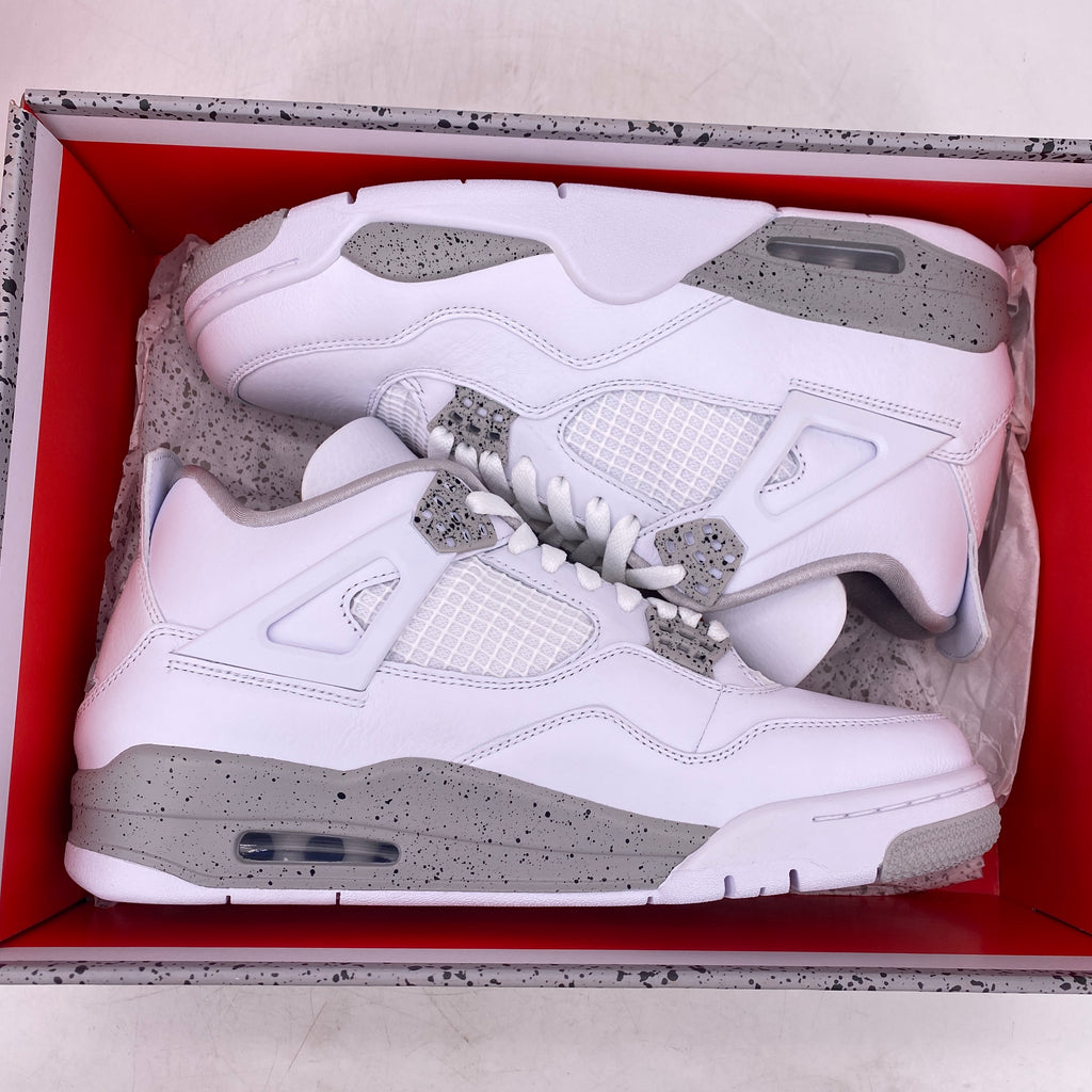 Air Jordan 4 Retro "White Oreo" 2020 New Size 9