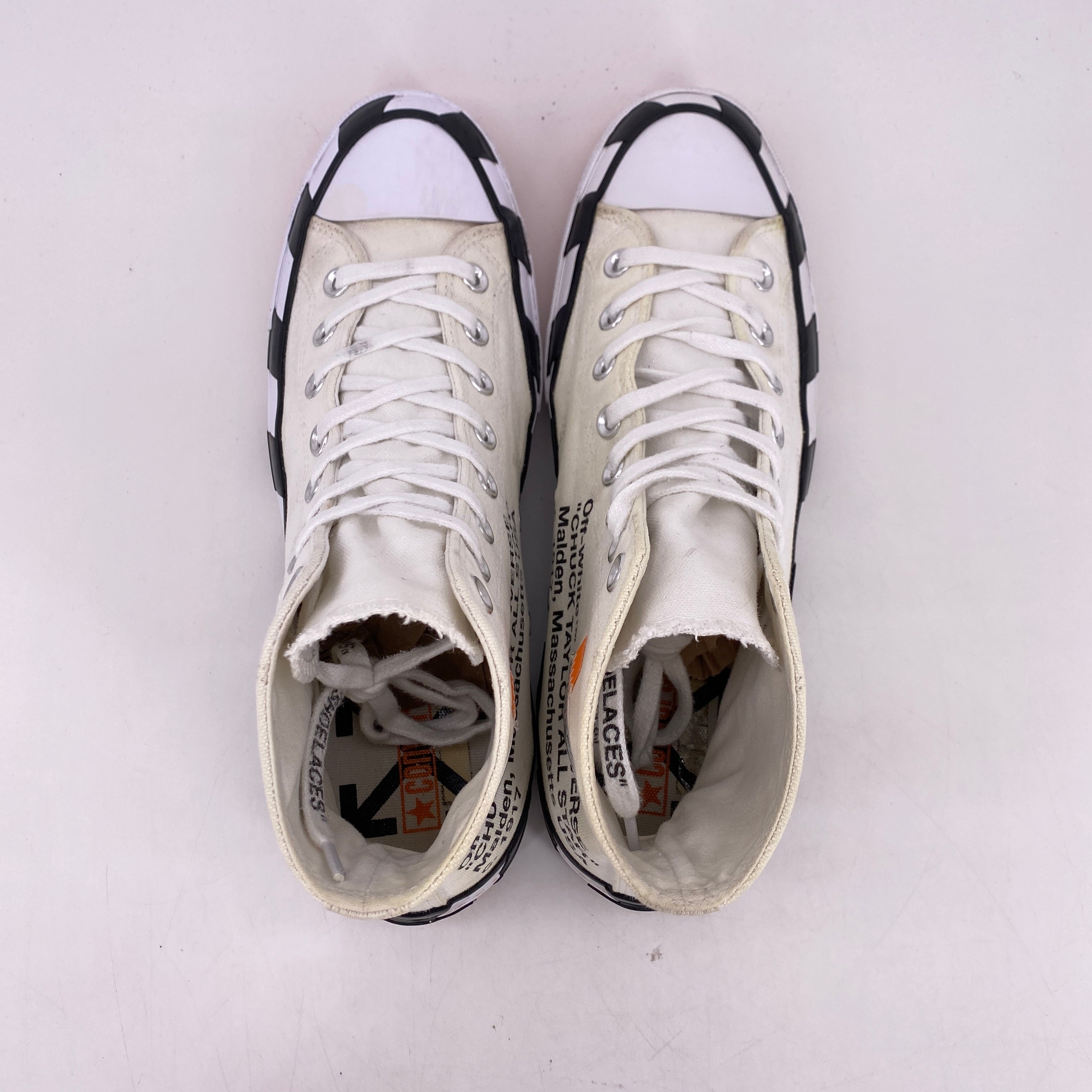 Converse Chuck 70 &quot;Off White&quot; 2018 Used Size 9.5