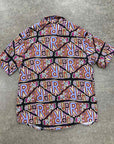 Supreme Button Up "PERSPECTIVE" Black Used Size M
