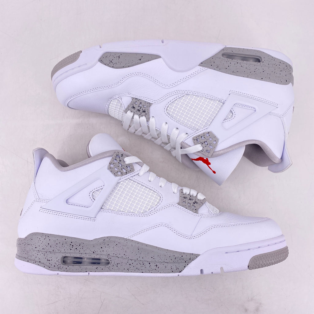 Air Jordan 4 Retro "White Oreo" 2021 New Size 13