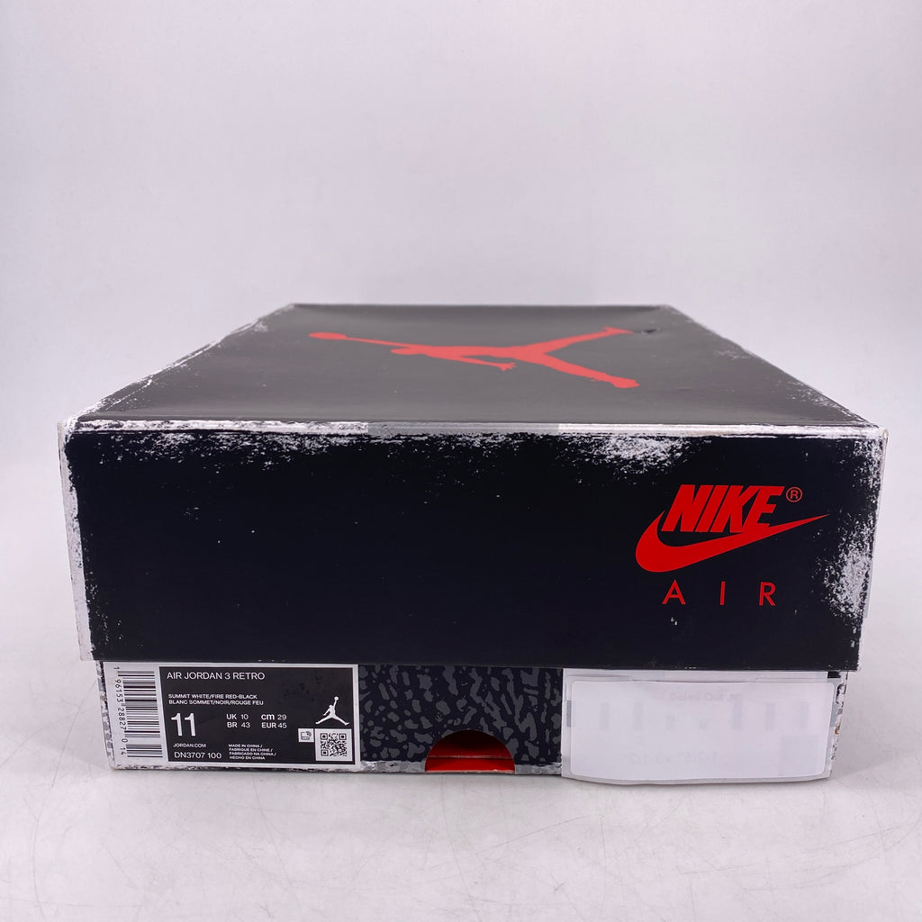 Air Jordan 3 Retro "White Cement" 2023 New Size 11