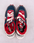 Nike LD WAFFLE / Sacai "University Red" 2021 New Size 4.5