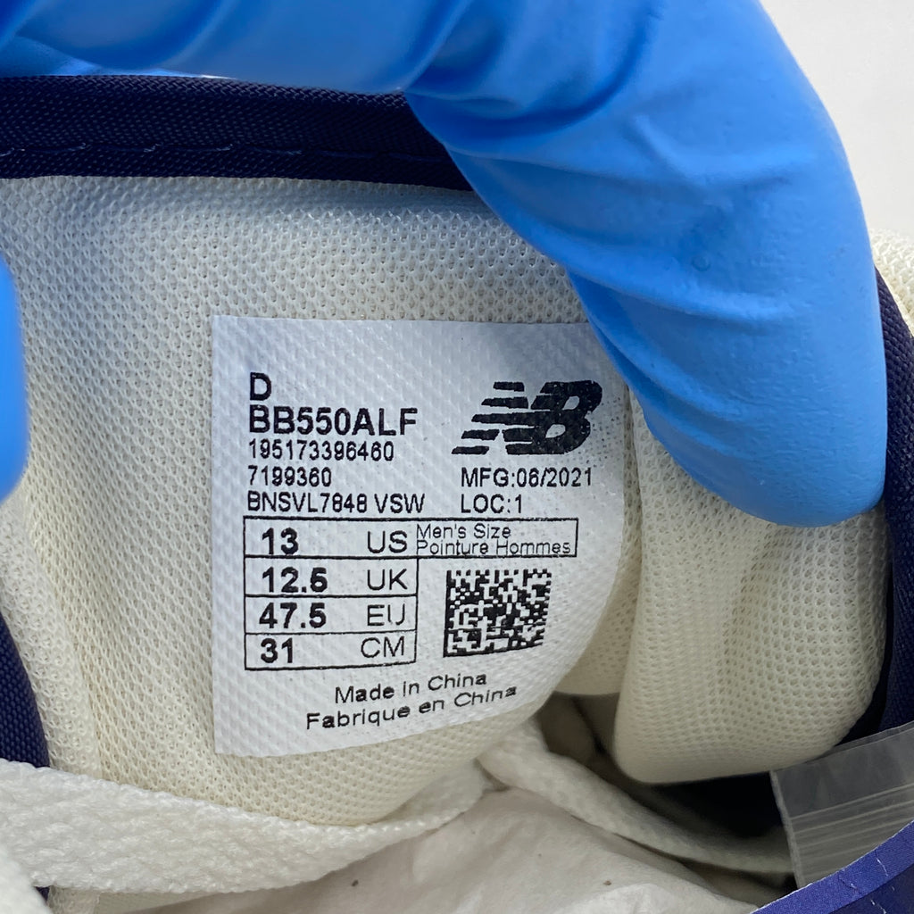 New Balance 550 / ALD "Navy" 2020 New Size 13