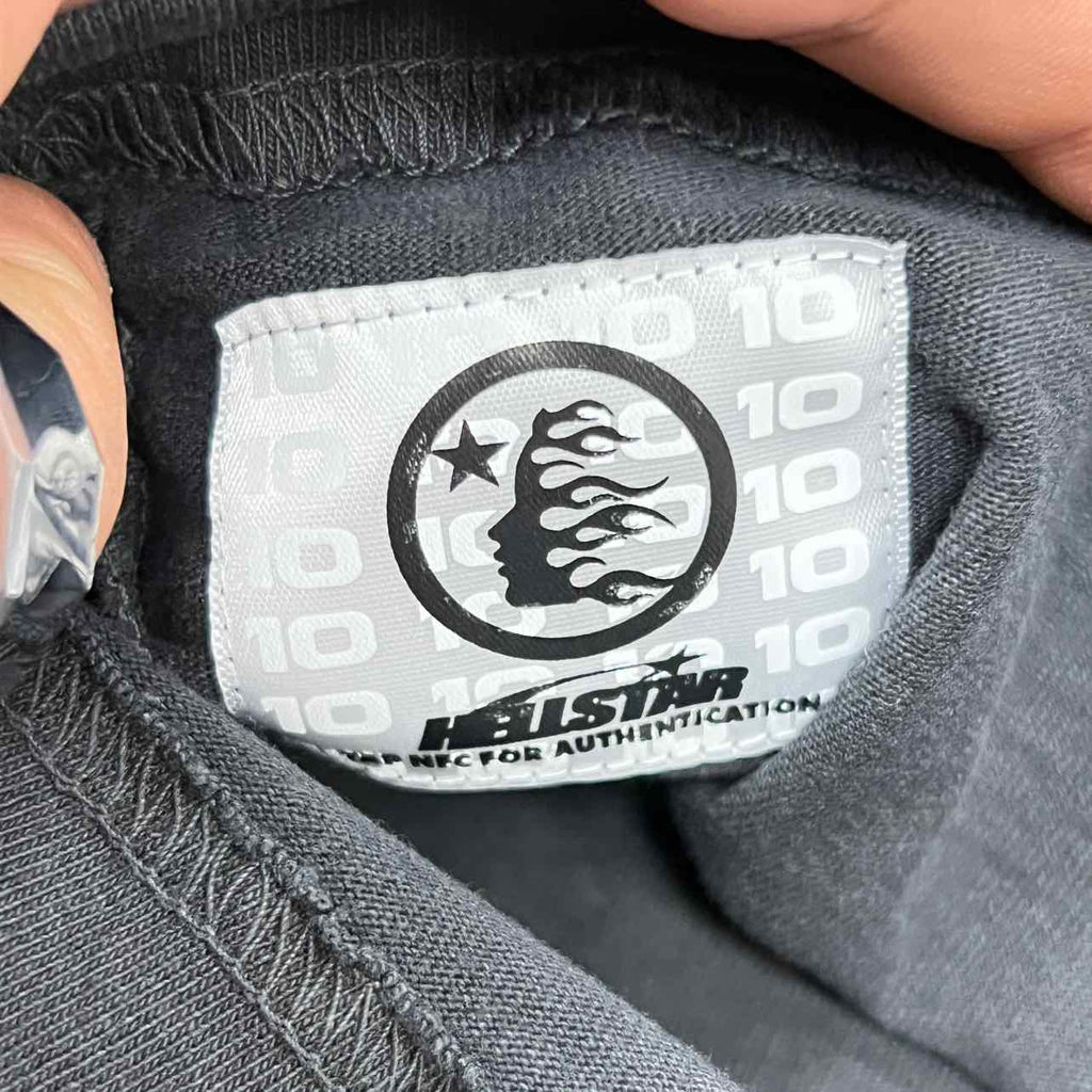 Hellstar Long Sleeve "QR CHRIST" Black New Size M