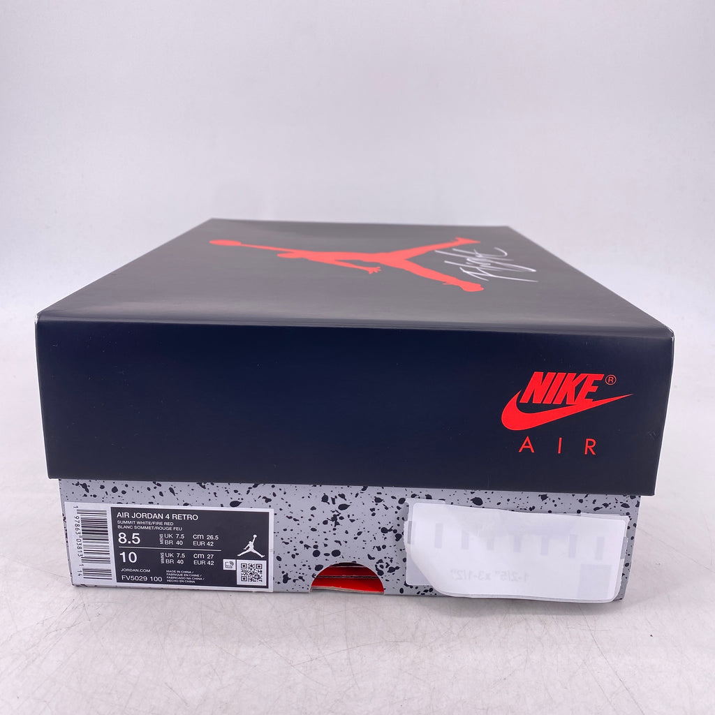 Air Jordan 4 Retro "White Cement" 2025 New Size 8.5