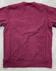 Supreme Crewneck Sweater "BRUSH SCRIPT" Maroon Used Size L