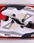Air Jordan 4 Retro "White Cement" 2016 Used Size 9.5