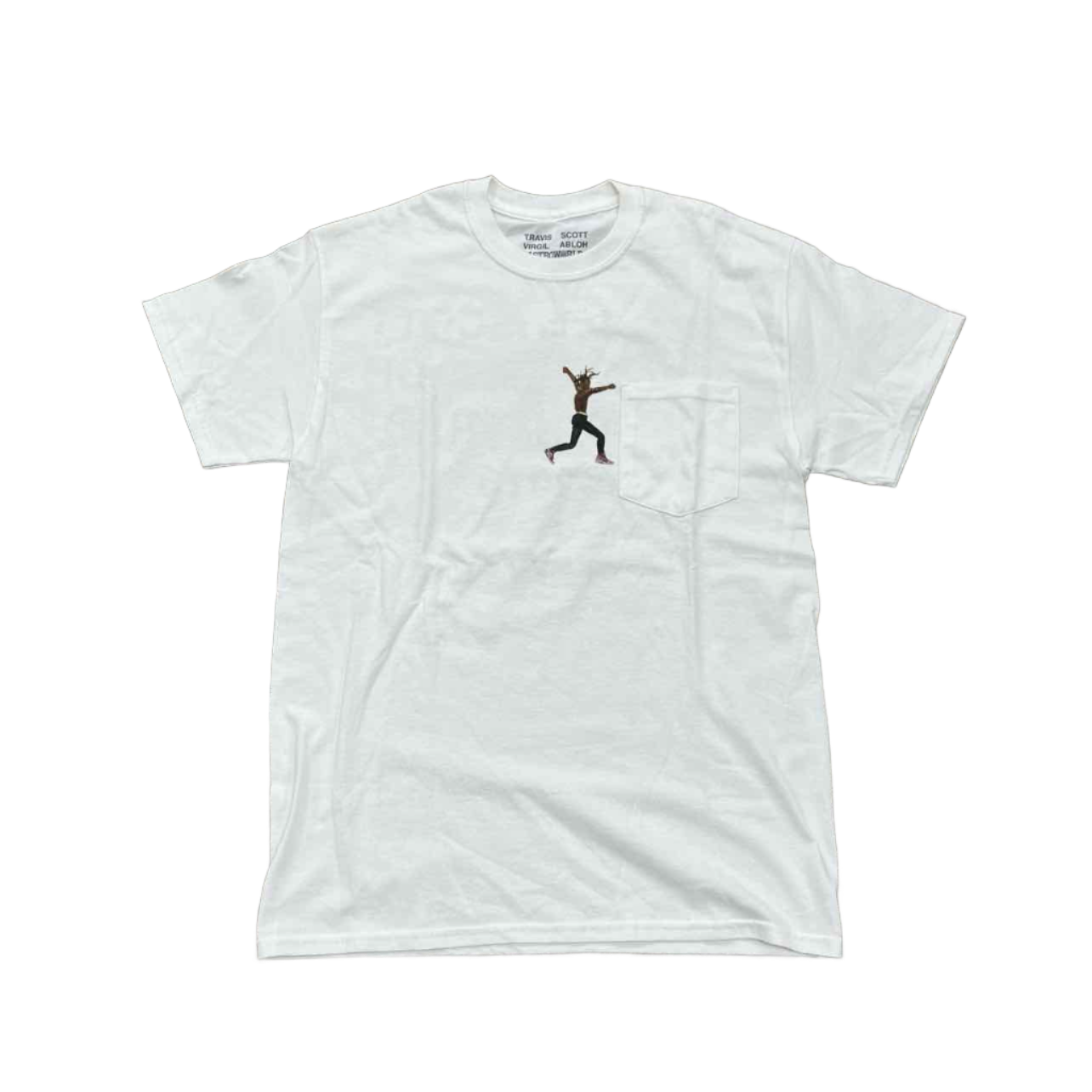 Travis Scott T-Shirt &quot;VIRGIL ABLOH&quot; White New (Cond) Size M