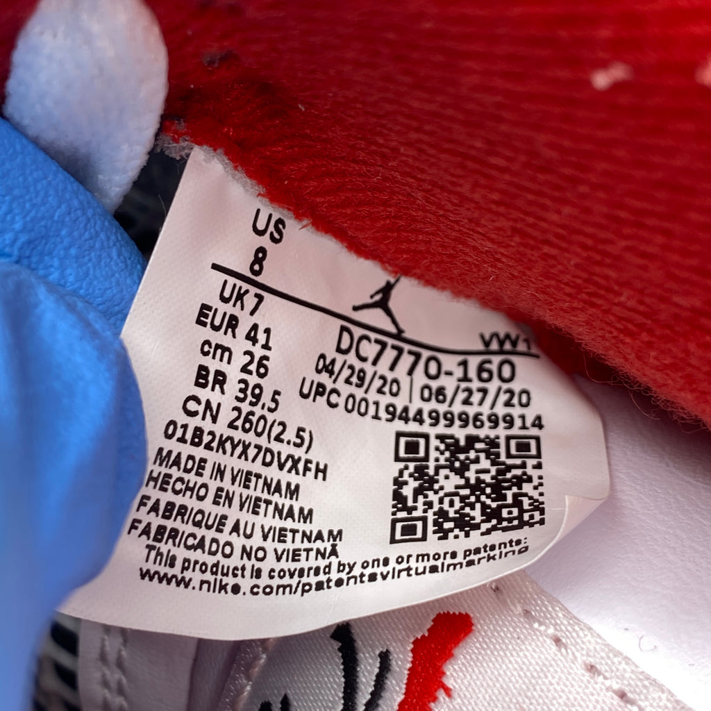 Air Jordan 4 Retro "Fire Red" 2020 New Size 8