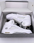 Air Jordan 5 Retro "White Metallic" 2015 Used Size 10