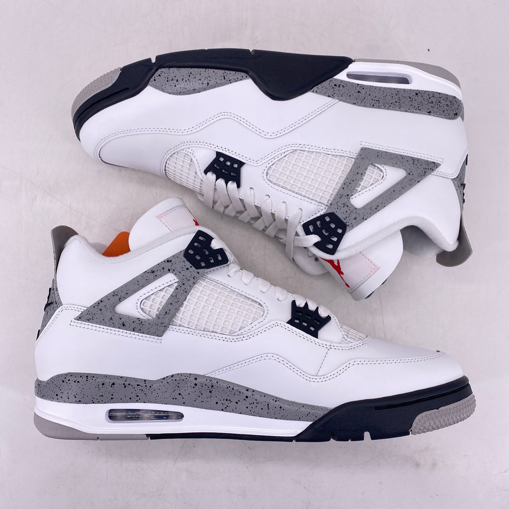 Air Jordan 4 Retro "White Cement" 2025 New Size 12