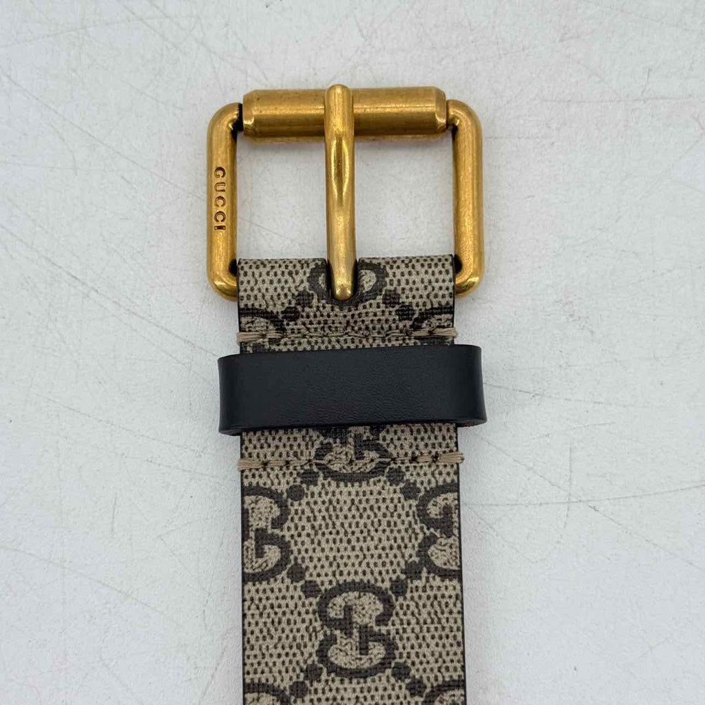 Gucci Belt "SNAKE" New Beige Size 75