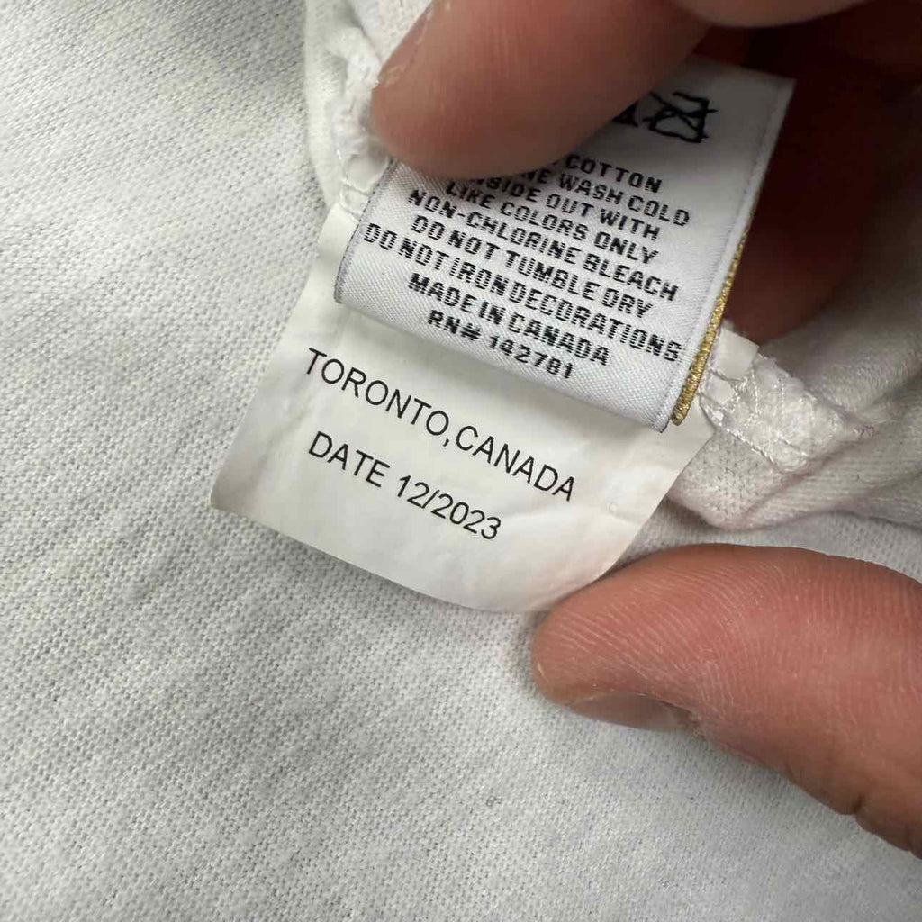 Aime Leon Dore T-Shirt "QUEENS" White Used Size 2XL