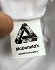 Palace Hoodie "PALACE X MCDONALDS" White New Size M