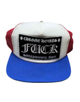 Chrome Hearts Trucker Hat "HOLLYWOOD" Used White Size OS