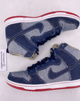 Nike SB Dunk High "Reese Forbes Denim" 2017 Used Size 8.5