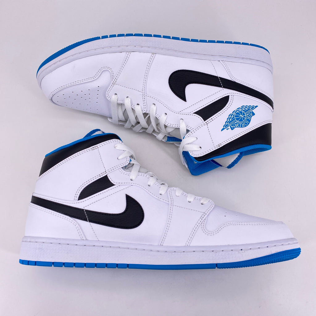 Air Jordan 1 Mid "Laser Blue" 2020 Used Size 14