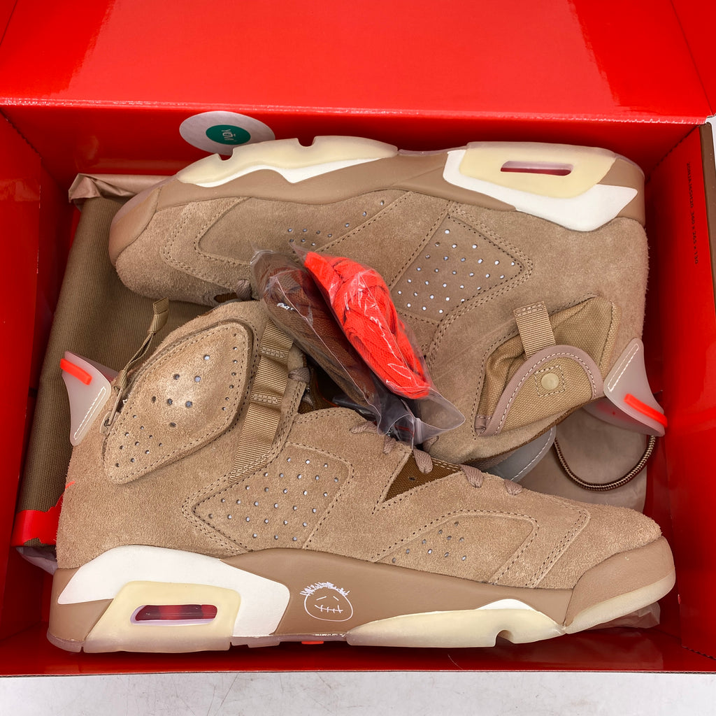 Air Jordan 6 Retro "British Khaki" 2021 New Size 10.5