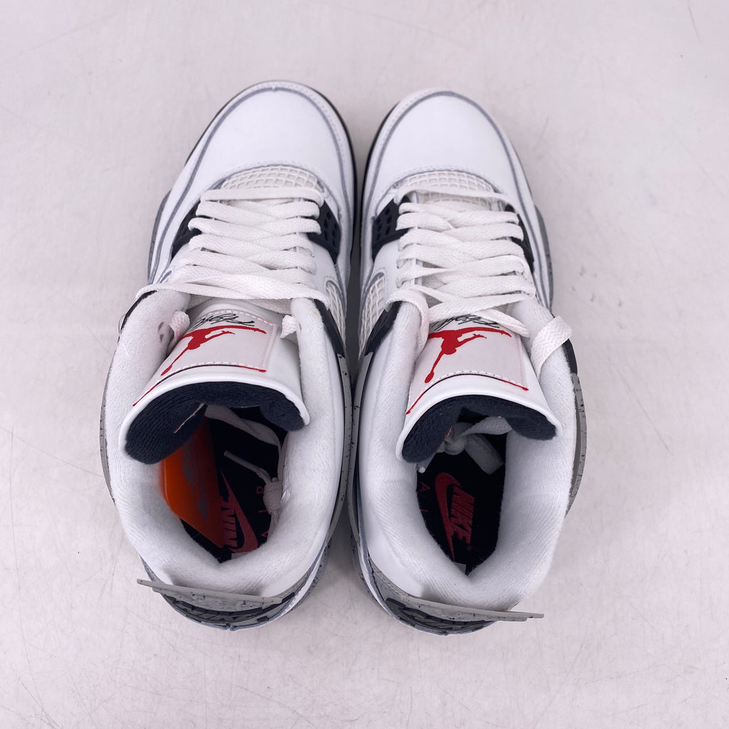 Air Jordan 4 Retro "White Cement" 2025 New Size 8
