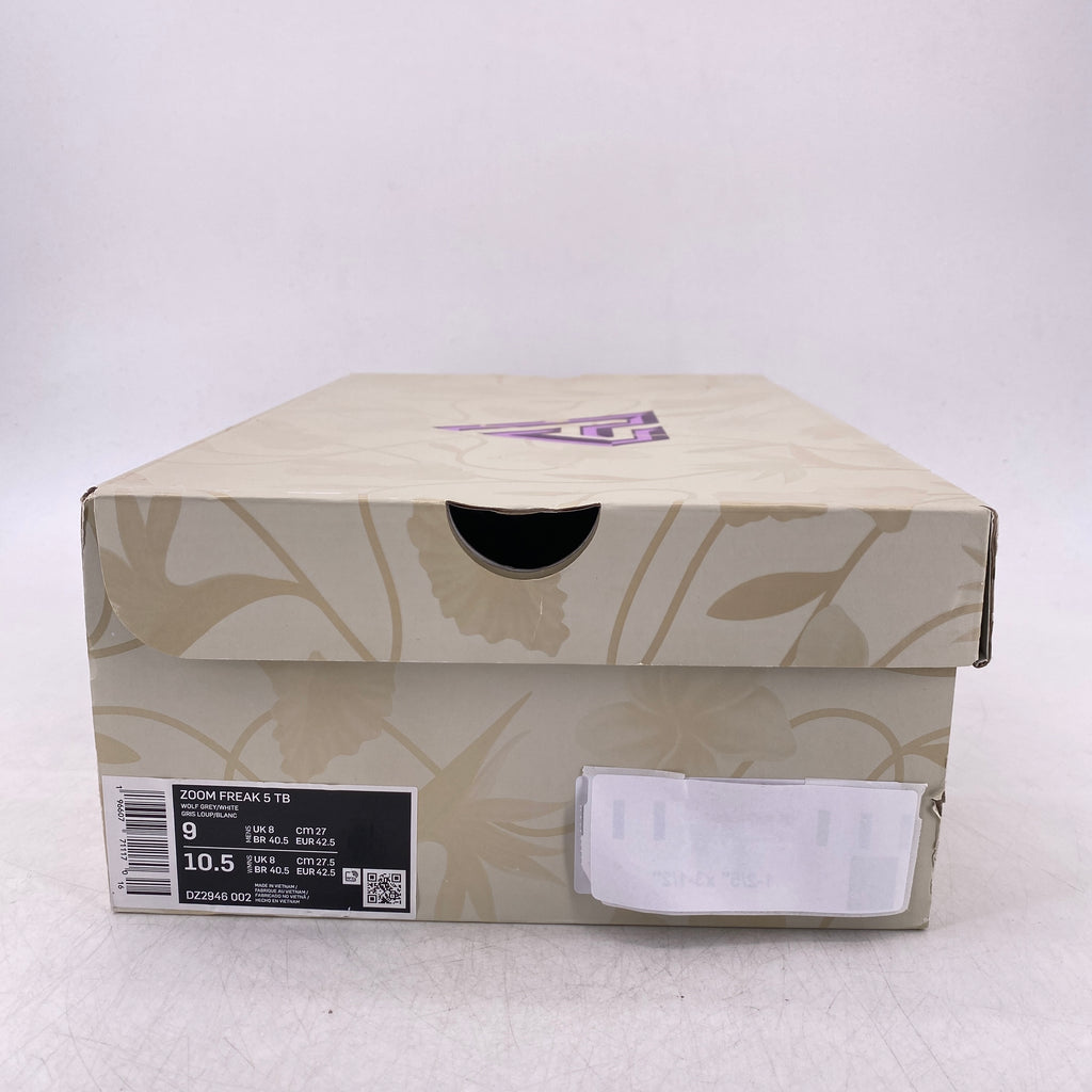 Nike Zoom Freak 5 "Wolf Grey Gum" 2023 New Size 9