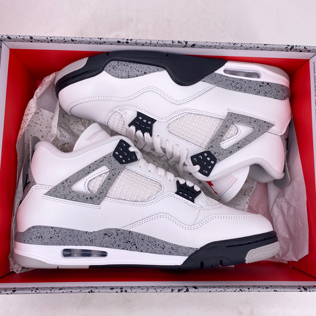 Air Jordan 4 Retro "White Cement" 2025 New Size 8.5
