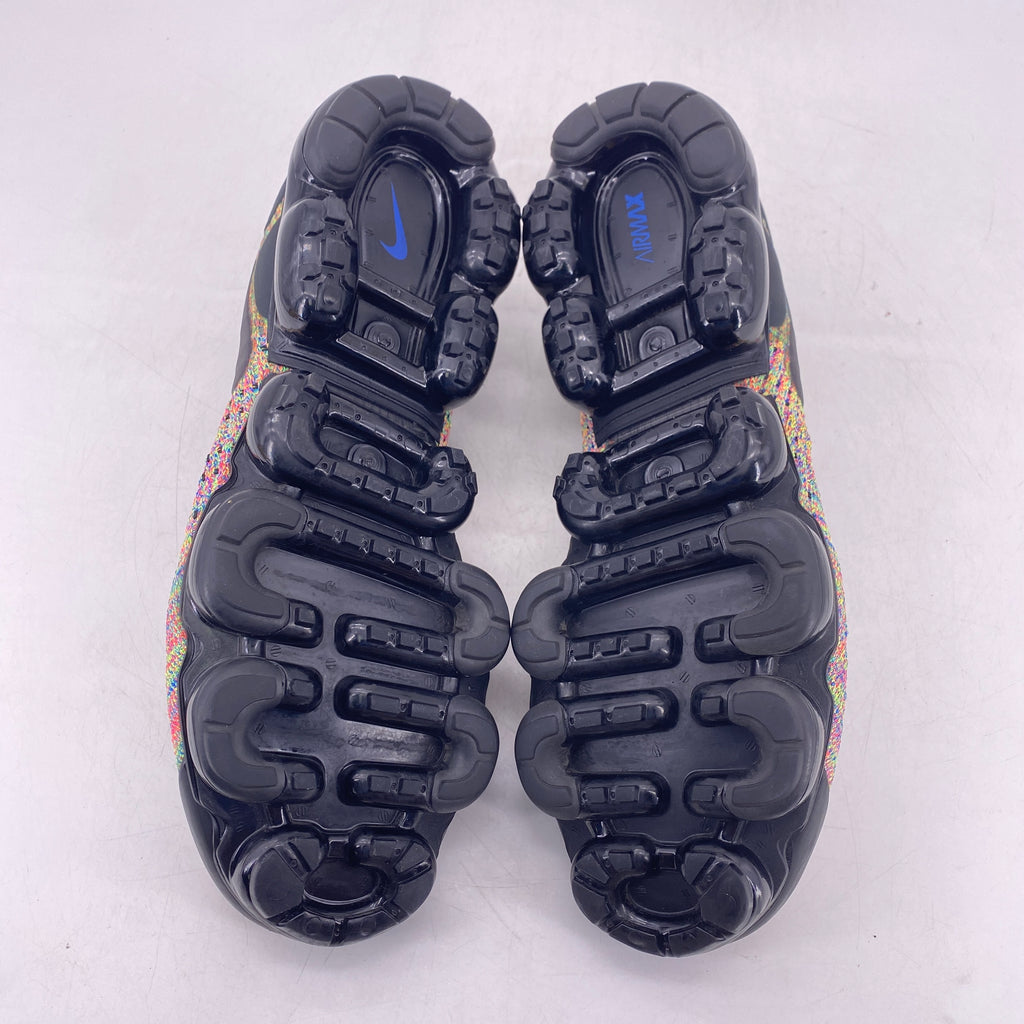 Nike Air Vapormax Flyknit "Black Multicolor" 2018 Used Size 12