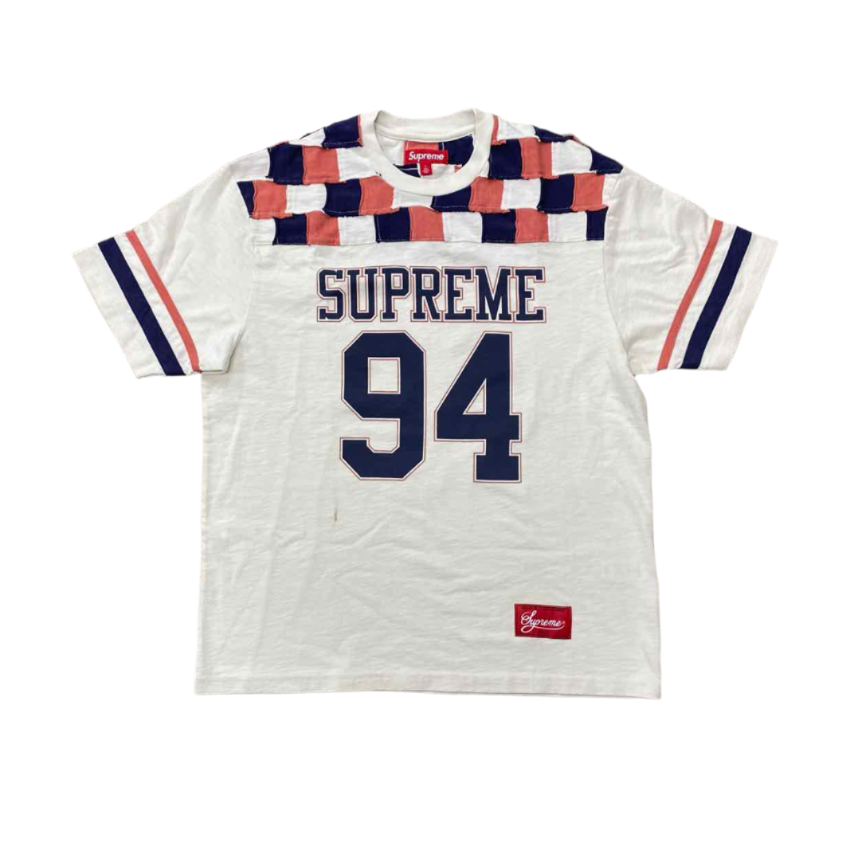 Used popular white supreme shirt size large