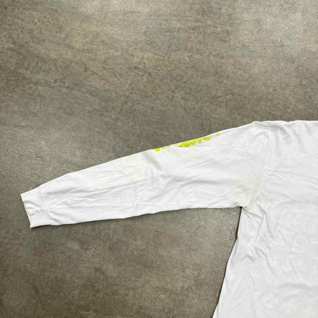 Chrome Hearts Long Sleeve "EYECHART" White Used Size XL