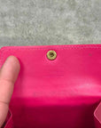 Louis Vuitton Wallet "VERNIS ELISE" Used Pink