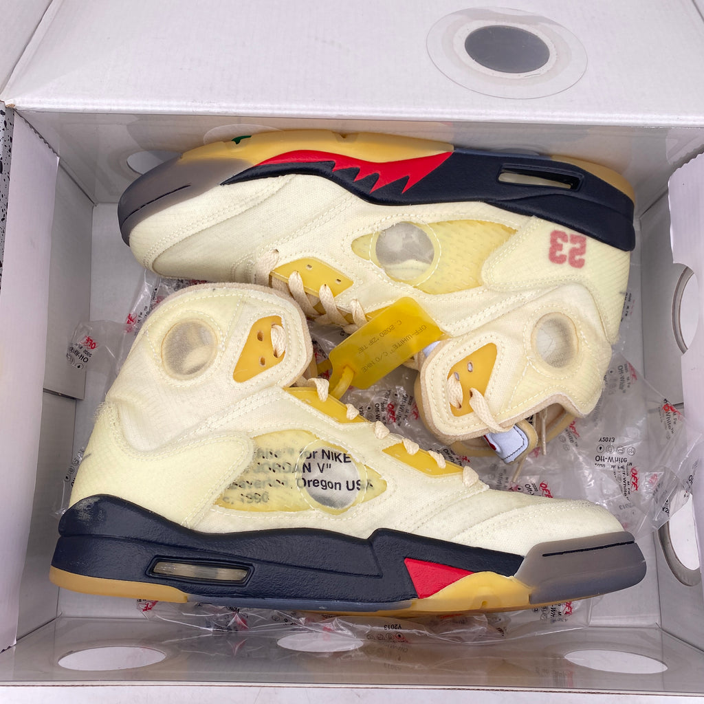 Air Jordan 5 Retro "Ow Sail" 2020 Used Size 8.5