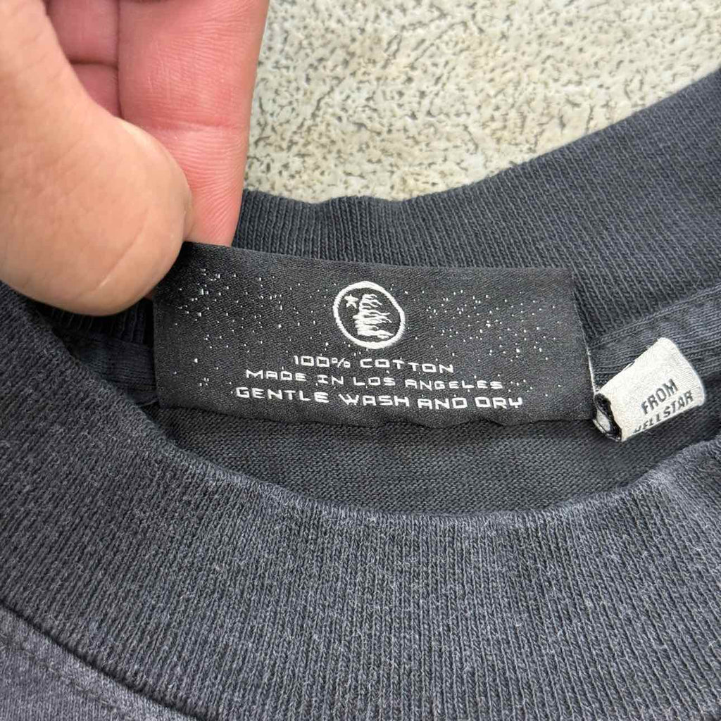 Hellstar T-Shirt "CLASSIC GEL GREEN" Black New Size S