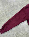 Supreme Crewneck Sweater "BRUSH SCRIPT" Maroon Used Size L
