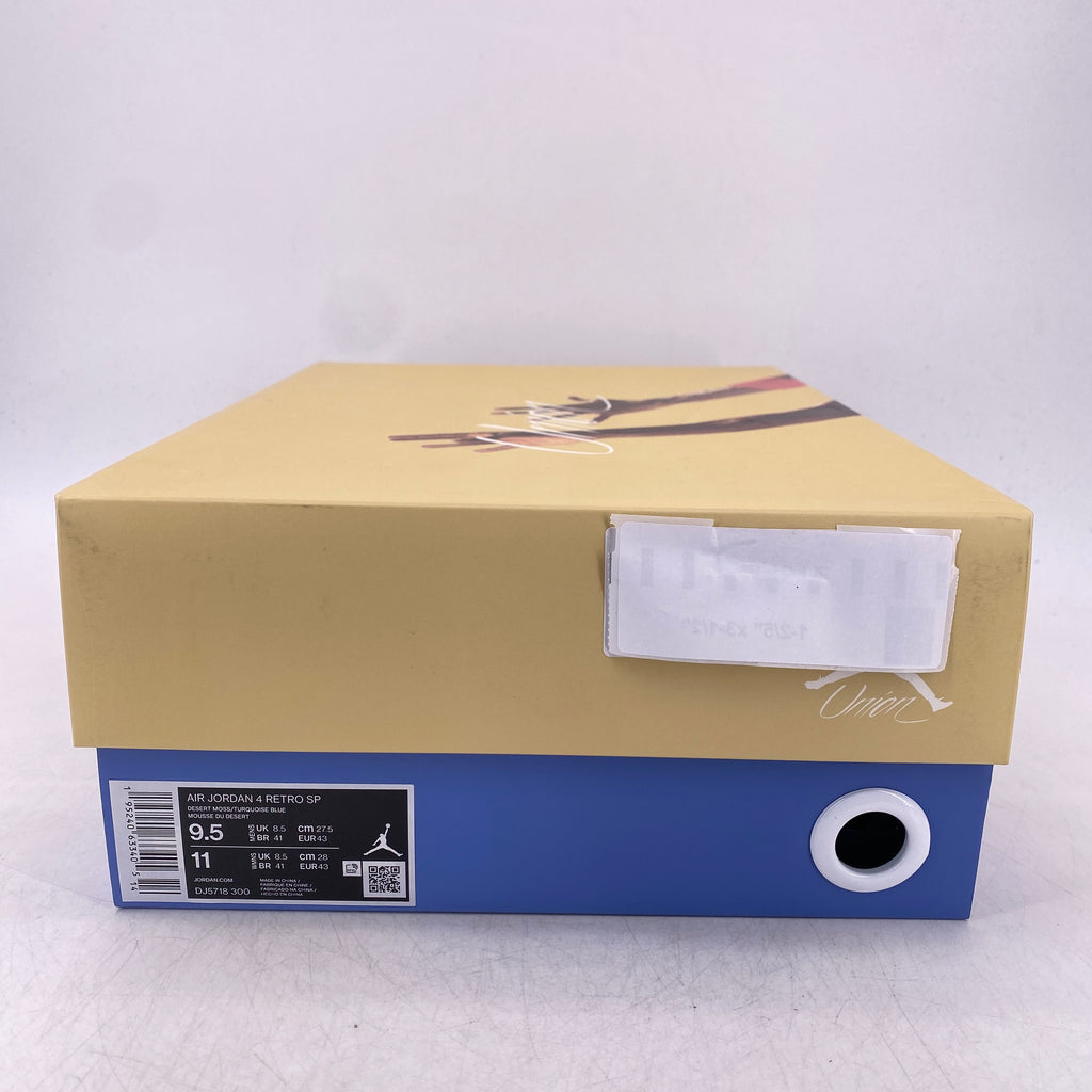 Air Jordan 4 Retro "Union Desert Moss" 2021 New Size 9.5