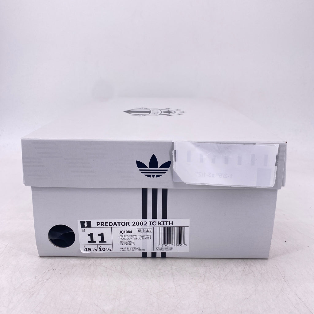 Adidas Predator 2002 IC "Kith Red White" 2025 New Size 11