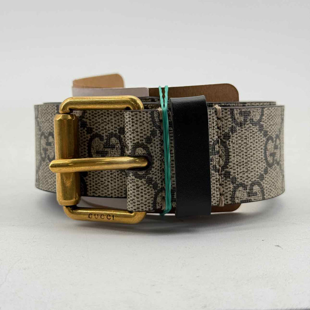 Gucci Belt "SNAKE" New Beige Size 75