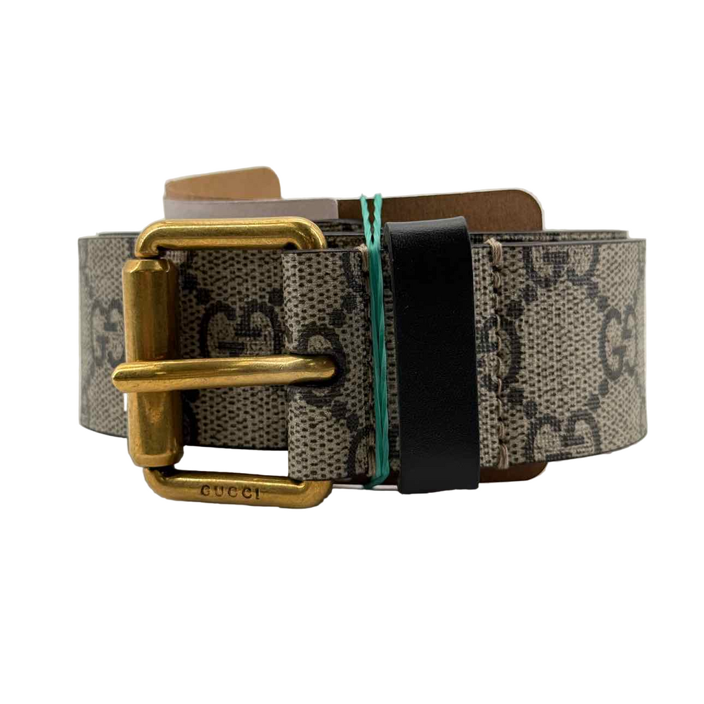 Gucci Belt "SNAKE" New Beige Size 75