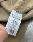 Supreme Hoodie "BOX LOGO" Sand New Size S