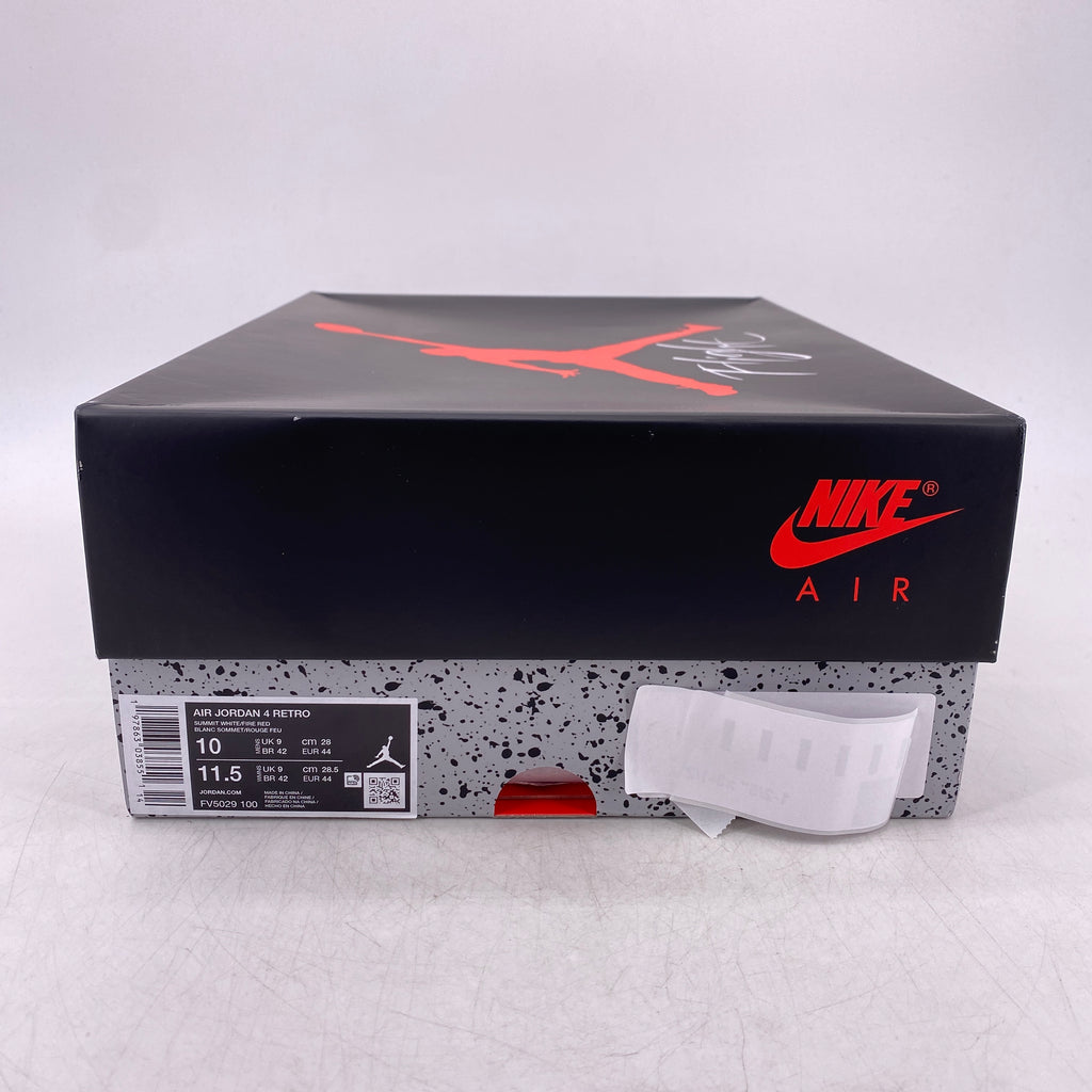 Air Jordan 4 Retro "White Cement" 2025 New Size 10