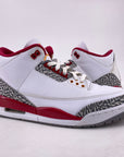 Air Jordan 3 Retro "Cardinal" 2022 Used Size 10.5