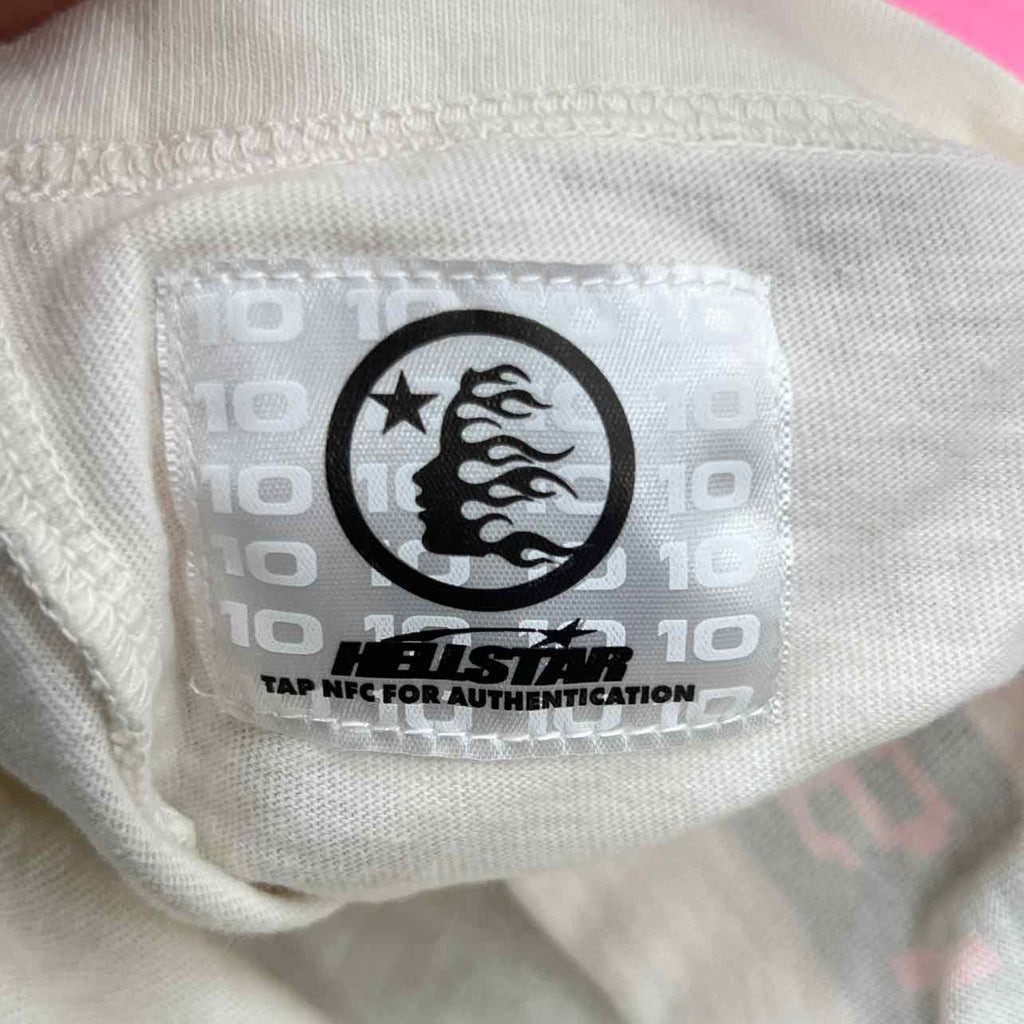 Hellstar Long Sleeve "PIXEL" Cream New Size 2XL