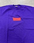 Supreme T-Shirt "RALPH STEADMAN BOX LOGO" Purple Used Size XL