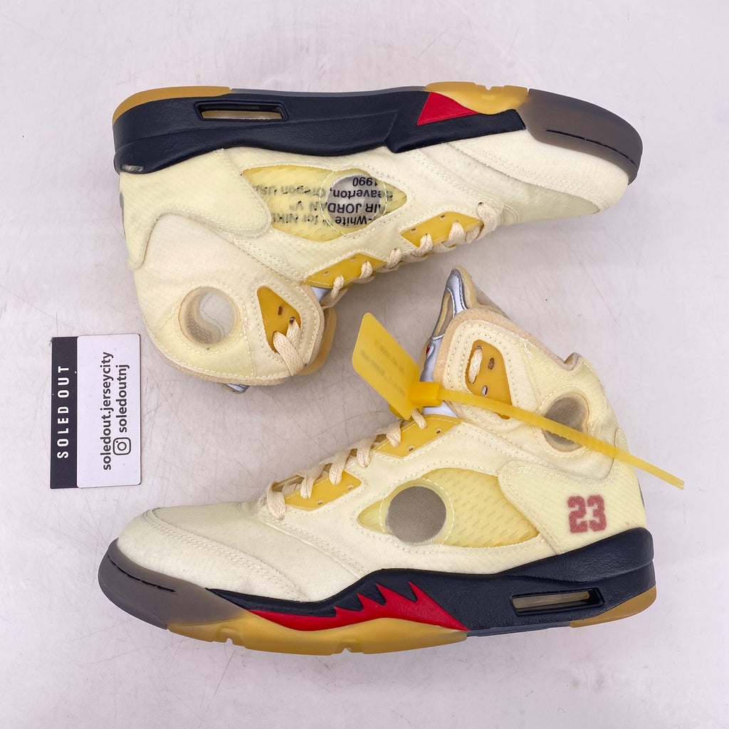Air Jordan 5 Retro "Ow Sail" 2020 Used Size 8.5